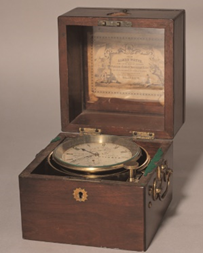 中山艦航海鐘，20世紀初。 <br>香港歷史博物館藏