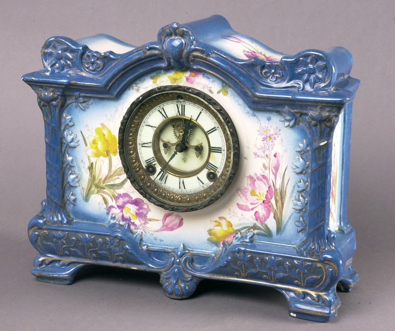 French porcelain clock.