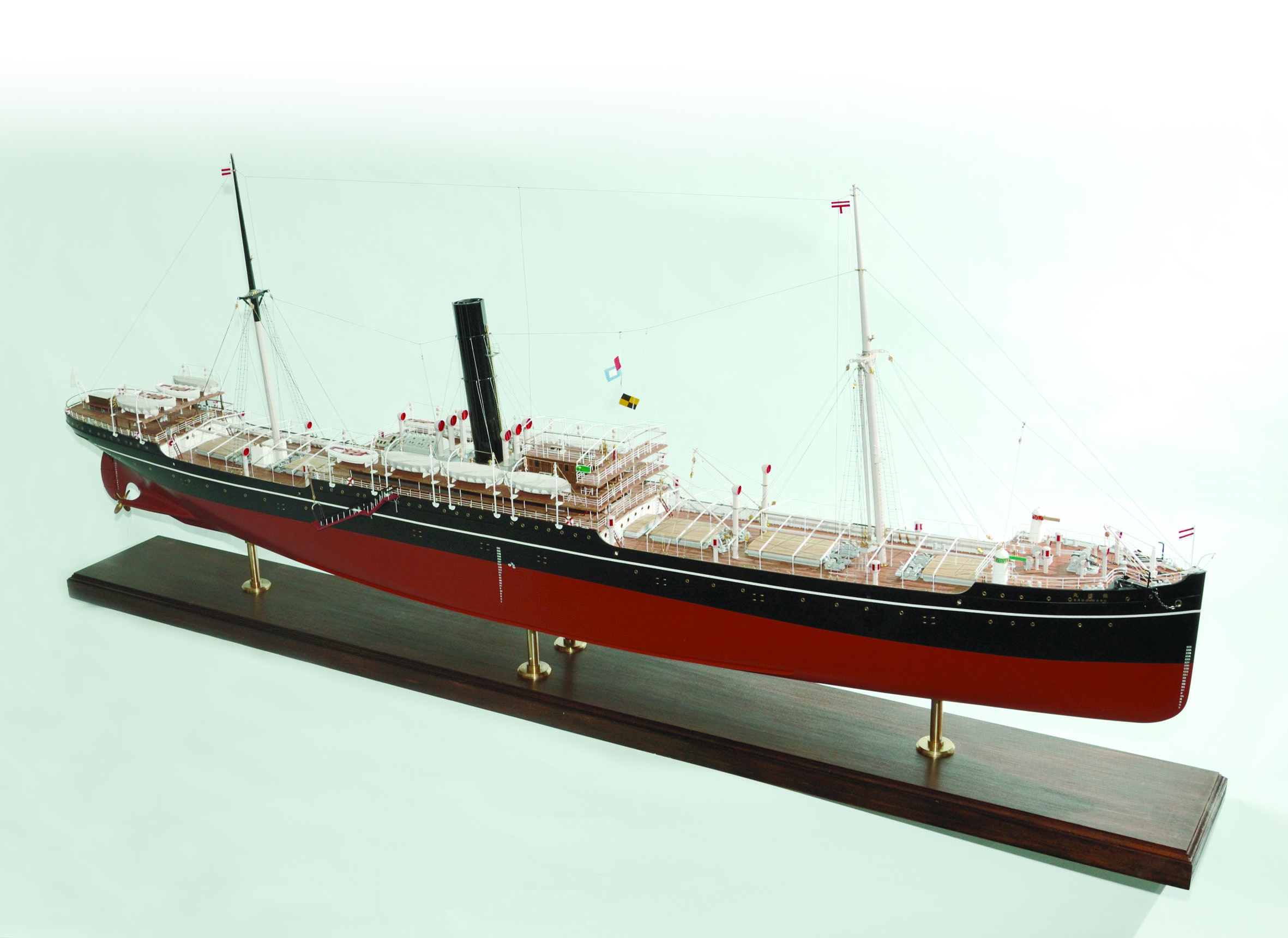 Model of Sado Maru (Scale 1:80)