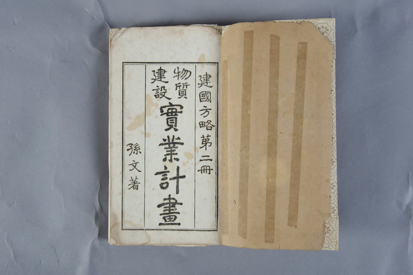 The International Development of China written by Dr Sun Yat-sen, with the main focus on material construction.