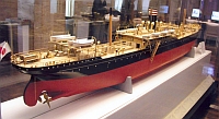 佐渡丸比例模型船(1:80)